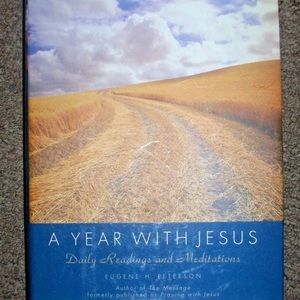 NEW hardcover A Year With Jesus daily readings meditation book